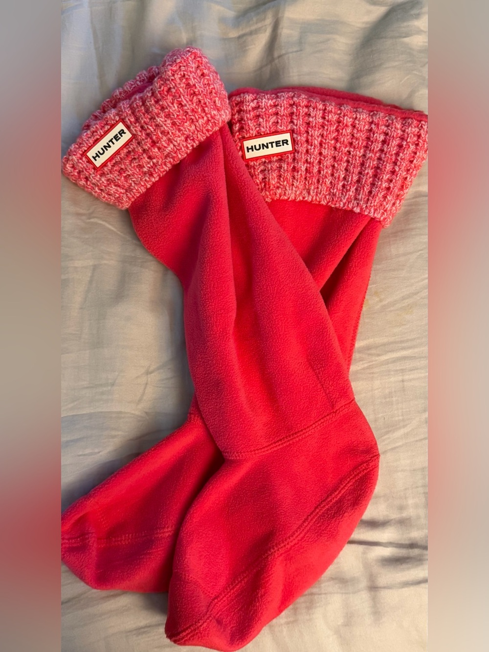 Pink Hunter Boot Sock inserts